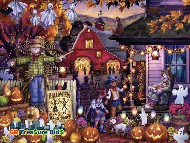 Lot 111-5262 - New sealed Vermont Christmas Company Halloween Dance Jigsaw Puzzle 500 Piece