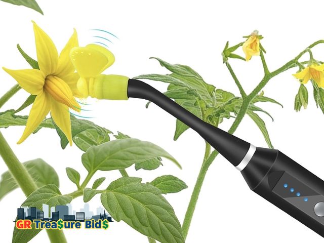 Lot 111-48065 - New Plant Pollination Tool - USB Rechargeable Vibrating Pollinator for Greenhouse Crops Like Tomatoe...