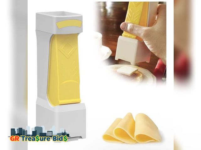Lot 111-90663 - New Butter Cutter, 2025 New One Click Butter Cutter Slicer Single Stick, Butter Dispenser with Stain...