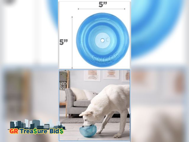 Lot 111-72662 - New Outward Hound by Planet Dog Snoop Dog Toy – Treat‑Dispenser Puzzle Ball, Interactive Slow Feeder...