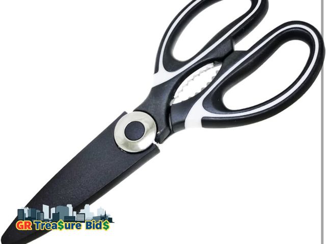 Lot 111-68027 - New Kitchen Scissors Heavy Duty Kitchen Shear Versatile Kitchen Tools Stainless Steel cutter with Co...