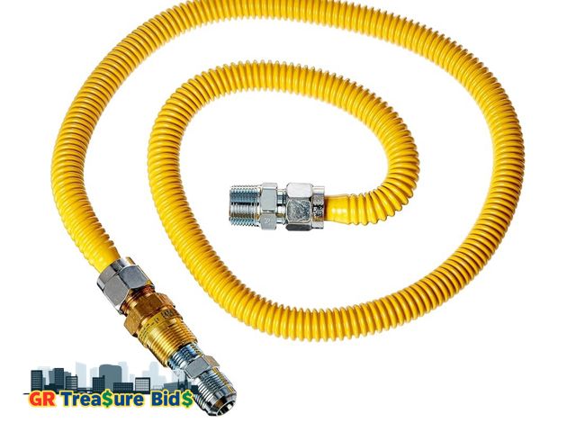 Lot 111-26883 - BrassCraft PSC1107 K5 Safety Plus Gas Installation Kit for Range, Furnace &amp; Boiler 3/8” &amp; 36...