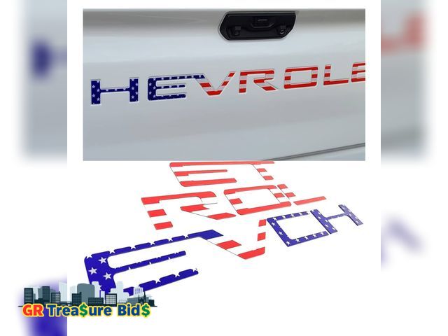 Lot 111-44678 - Tailgate Insert Letters Compatible with 2019 2020 2021 2022 2023 3D Emblems with Strong Adhesive Ame...