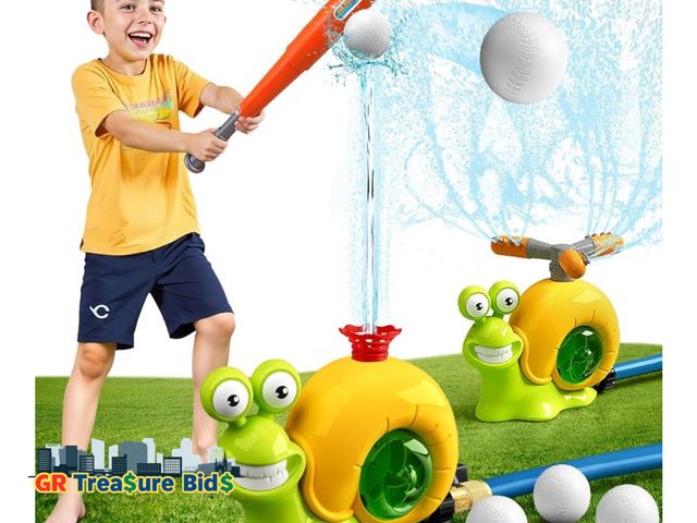 Lot 111-69382 - New Baseball Water Sprinkler Toys - Outdoor Water Toys for Kids Ages 4-8 8-12 - Summer Water Spray G...