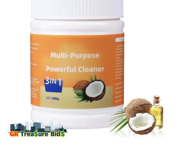 Lot 111-63772 - New Multi-Purpose Powerful Cleaner for Kitchen, Heavy Kitchen Duty Degreaser, 260g Coconut Oil Natur...