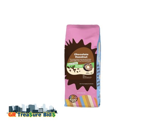 Lot 111-59523 - Crazy Cups Flavored Decaf Ground coffee, Hazelnut Coffee Flavored Ground Coffee, Decaffeinated Coffe...