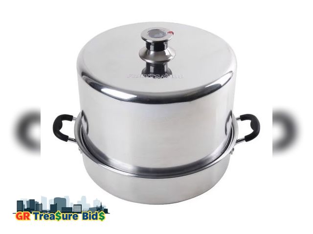 Lot 111-02782 - Kitchen Crop Steam Canner with Temperature Indicator (Aluminum Steam Canner)