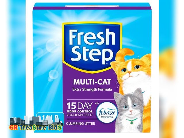 Lot 111-88600 - CLOROX COMPANY, THE - Cat Litter, Multi-Cat Scoopable, Scented, 14-Lbs
