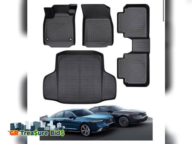 Lot 111-83049 - All Weather Floor Mats Cargo Liner for Honda Accord 2025 2024 2023 (Incl. Hybrid) for Accord LX/Spor...