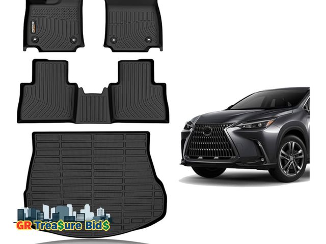 Lot 111-30221 - Binmotor-All Weather Car Floor Mats and Cargo Liner Set for 2022-2025 NX (NX250/NX350/NX350 F Sport/...