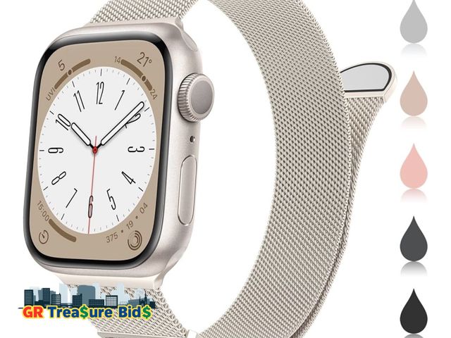 Lot 111-72626 - MARGE PLUS Compatible with Apple Watch Band 38mm 40mm 41mm 42mm 44mm 45mm 46mm 49mm Women and Men, S...