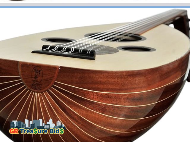 Lot 111-51278 - Other Quality Professional Arabic Oud 12 string (BESHIR) With (BESHIR Mahogany Glossy)