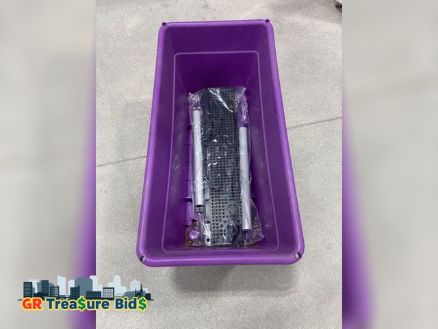 Lot 111-3331 - 1  Rectangular Purple Plastic Planters for Gardening