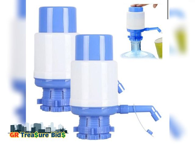 Lot 111-57281 - Manual Water Pump for 5 Gallon Jug, Portable Water Jug Pump, Hand Pressure Press Water Jug Dispenser...