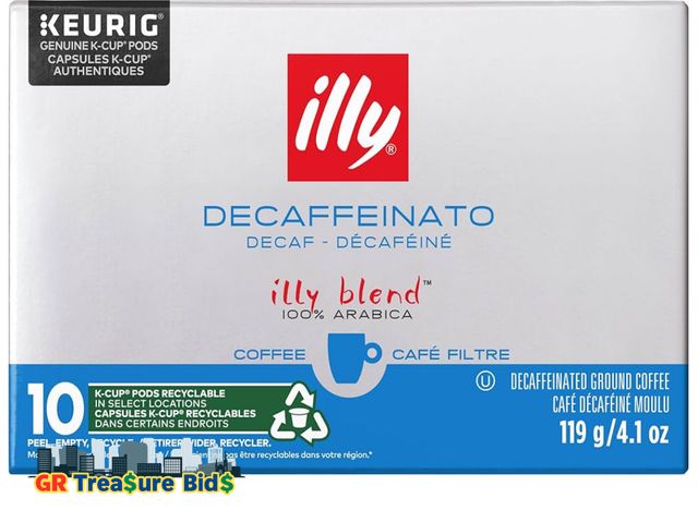 Lot 111-92543 - Illy Coffee K Cups - Coffee Pods For Keurig Coffee Maker – Classico Decaf Roast - Caramel, Orange Bl...