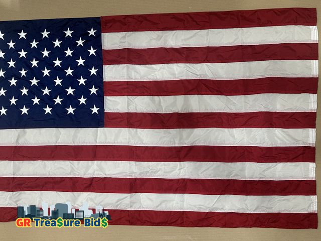 Lot 111-24730 - American Flag 61in X 35in