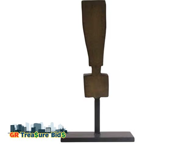 Lot 111-83638 - Realspace™ Exclamation Mark Desktop Figurine, 10-13/16"H x 5-3/4"W x 3-1/2"D, Dark Brown