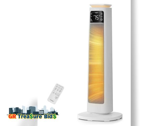 Lot 111-92772 - Space Heater for Large Room, nftigb 24" Electric Heaters for Indoor Use with Thermostat and Remote, ...