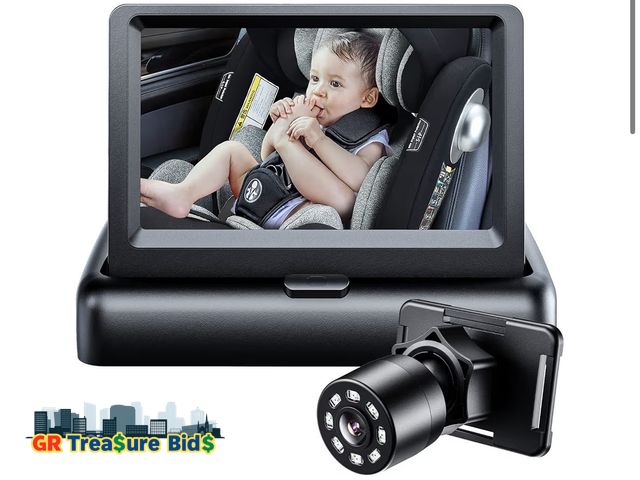 Lot 111-72562 - New Itomoro Baby Car Mirror, Baby Car Monitor 1080p, View Infant in Rear Facing Seat with Wide Cryst...