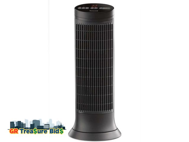 Lot 111-22000 - Honeywell Digital Ceramic Tower Heater, 1500 Watt, Black – Oscillating Ceramic Heater – Space Heater...