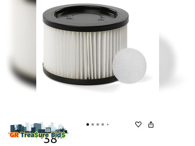 Lot 111-5336 - CRAFTSMAN CMXZVBE43268 Genuine HEPA Media Ash Vac Replacement Vacuum Filter and Prefilter for CRAFTS...