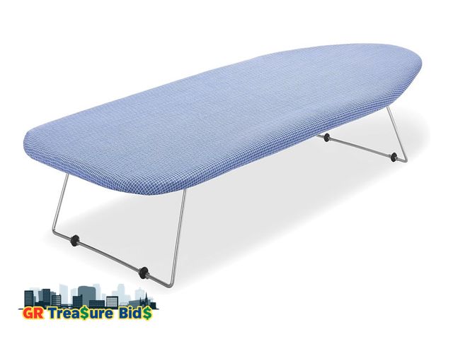 Lot 111-93982 - Whitmor Tabletop Ironing Board - Scorch Resistant Cover - Blue