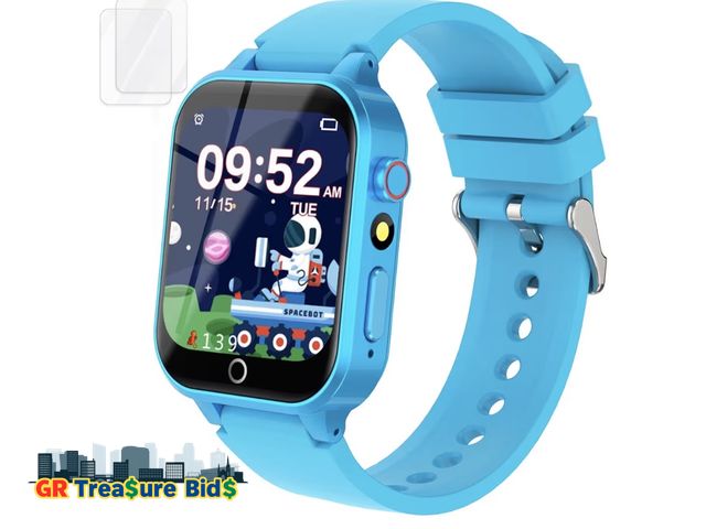 Lot 111-8262 - Cosjoype Kids Smart Watch for Kids with 26 Puzzle Games HD Camera Video MP3 Player Habit Tracking Le...
