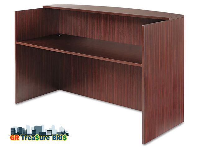 Lot 111-74130 - Table Alera Valencia Series Reception Desk with Transaction Counter, 
71" x 35.5" x 29.5" to 42.5", ...