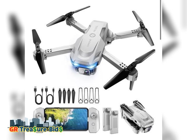 Lot 111-90373 - New Drone with 1080P Camera - Foldable Remote Control Quadcopter with Gesture Control, 3D Flip, One ...