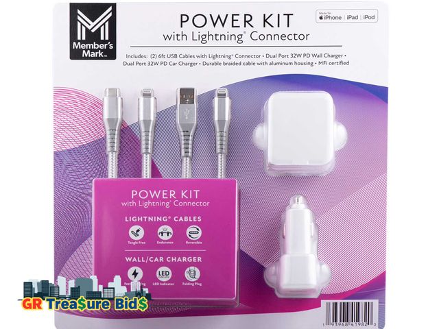 Lot 111-512335 - New Members Marke - Power kir Members Mark power kit with lighting connector