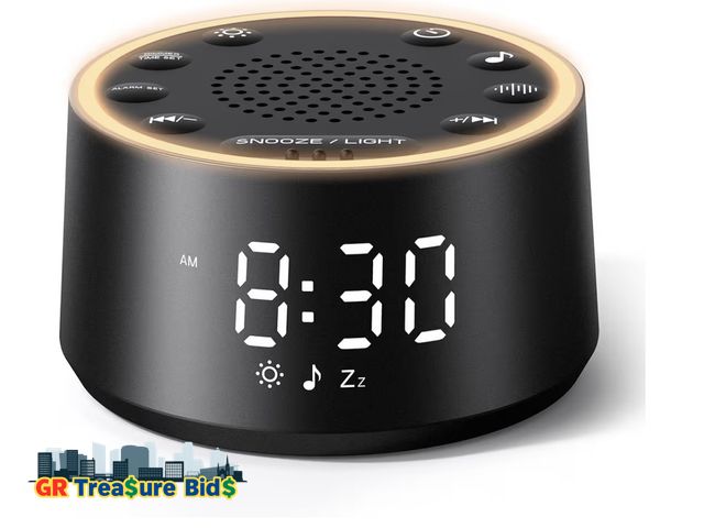 Lot 111-82672 - New Dreamegg Sound Machine for Sleep - D1 Nova White Noise Sound Machine for Baby Adult with Alarm C...