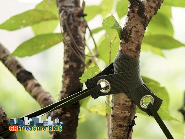 Lot 111-48075 - 6 Pack of 16 Inch Tree Straps with Grommets for Guying/Staking - Young Tree and Plant Supports for N...