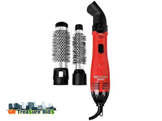 Lot 111-66728 - Revlon 1200W Perfect Style Hot Air Kit | Style, Curl, and Volumize, 3 Piece Set