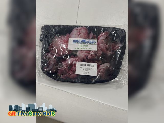 Lot 111-67615 - New MoCaliduccious Peony Flower Cosmetic Bag Vibrant Printed Makeup Organizer for Women Travel &amp;...