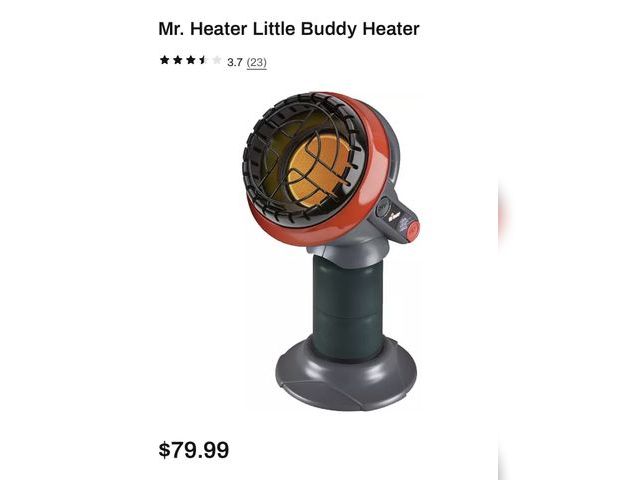 Lot 112-0005-21a - Mr. Heater little buddy heater used like new