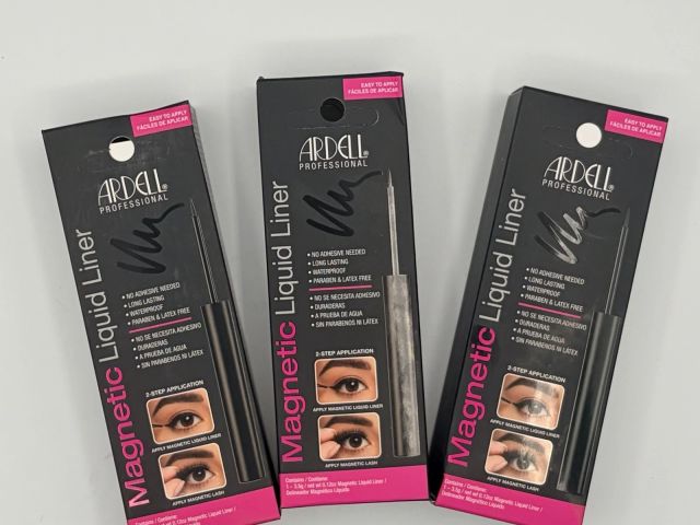 Lot 112-0188-22D - Lot of 3. Ardell Professional Magnetic Liquid Liner - New.