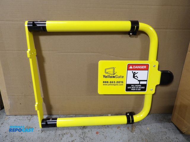 Lot 2-53113 - new yellowgate; self-closing safety gaet, 2" gate depth, 36" x 22"h spring closure, left to right sw...