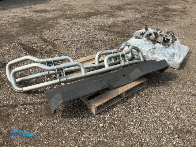 Lot 2-11310 - Lot of (2) Used Front Brush Guards for Semi Trucks, one has brackets to fit in tow hook spots, comes...
