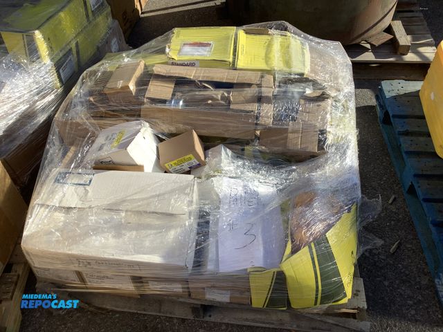 Lot 2-75151 - Pallet of commercial electrical material, Eaton clamps, conduit clamps, Nvent Caddie mounts, compres...