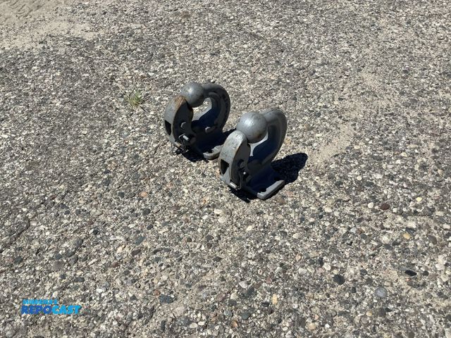 Lot 2-76979 - Lot of (2) pentode trailer hitches one with a 2” ball the other with a 2 1/16’ ball