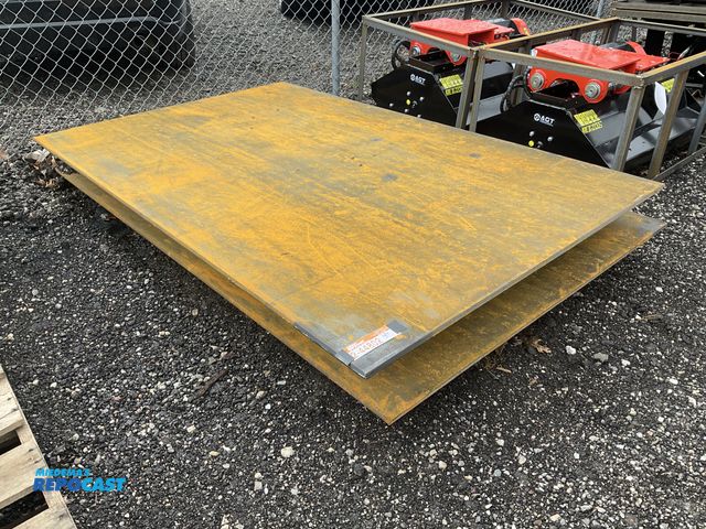 Lot 2-44802 - Lot of (2) Heavy Steel Plates