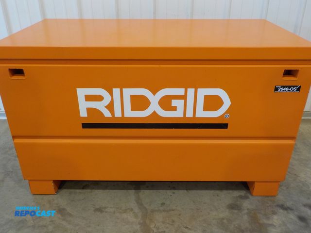 Lot 2-34202 - RIDGID work box; The RIDGID 2048-OS (also known as the 48R-OS) is a 48-inch heavy-duty steel on-site...