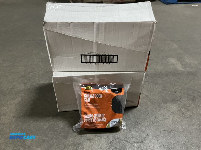 Lot 2-76265 - 10 M-D 9’L Bottom Garage Door Seals.