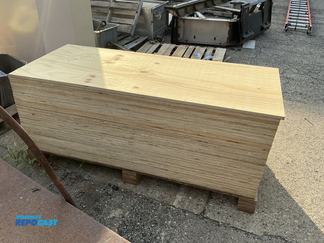 Lot 2-96493 - (30) pcs Stack of approx. 62-3/4” x 25-3/8” x 3/4” Plywood