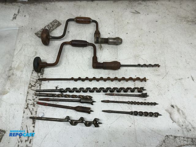 Lot 2-11088 - Lot of vintage "Brace and Bit" Drills
