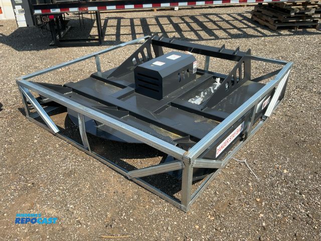Lot 2-44047 - New JCT 72” Brush Mower Skid Steer Attachment, hydraulic driven with hoses and quick coupler fitting...