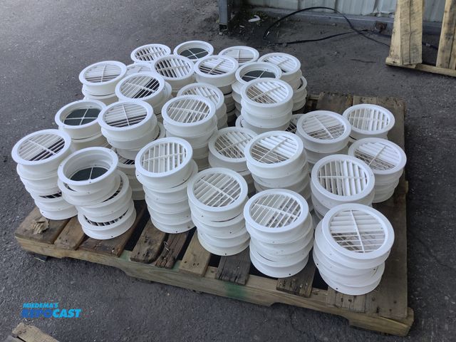 Lot 2-13580 - Skid lot of of Jetstream Vent Louvered