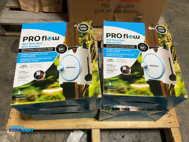 Lot 2-91301 - (4) Pro Flow Mini Hose Reels