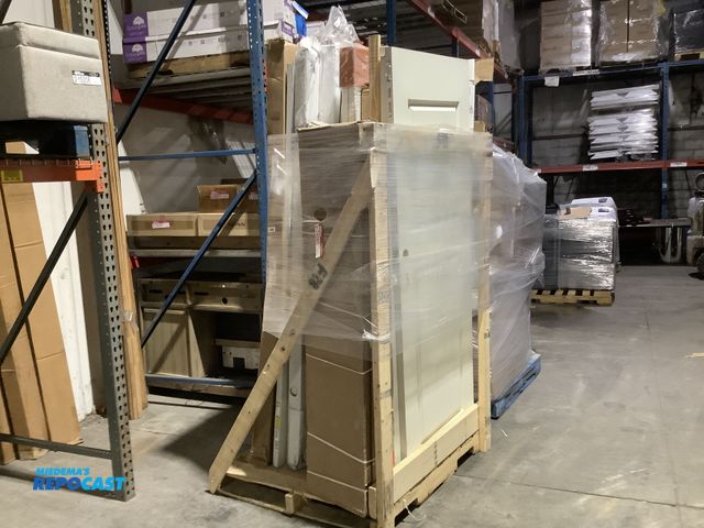 Lot 2-74560 - Skid lot of New Doors Including Wood Doors, Bifold Doors, Pocket Doors, and More