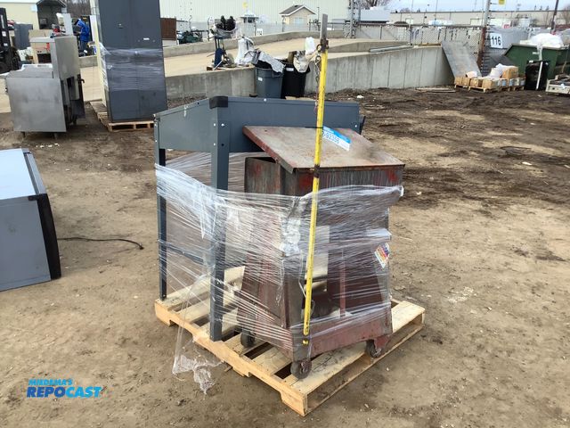 Lot 2-92356 - (2) work tables 41”x26-1/4”x17-1/2” and 46”x35”x30”